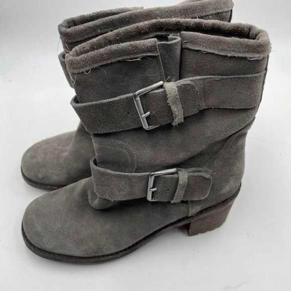 Sam Edelman Gray Suede‎ Leather Boots - Picture 2 of 5